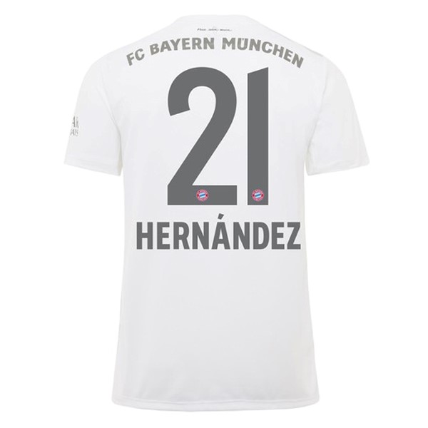 Camiseta Bayern Munich NO.21 Hernández 2ª 2019/20 Blanco